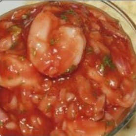 Ceviche de Camarones (Grande)