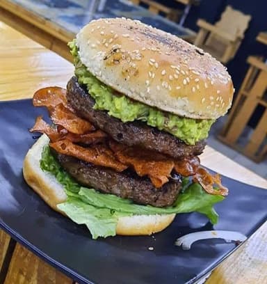 Guacamole burger 🥑sin papas