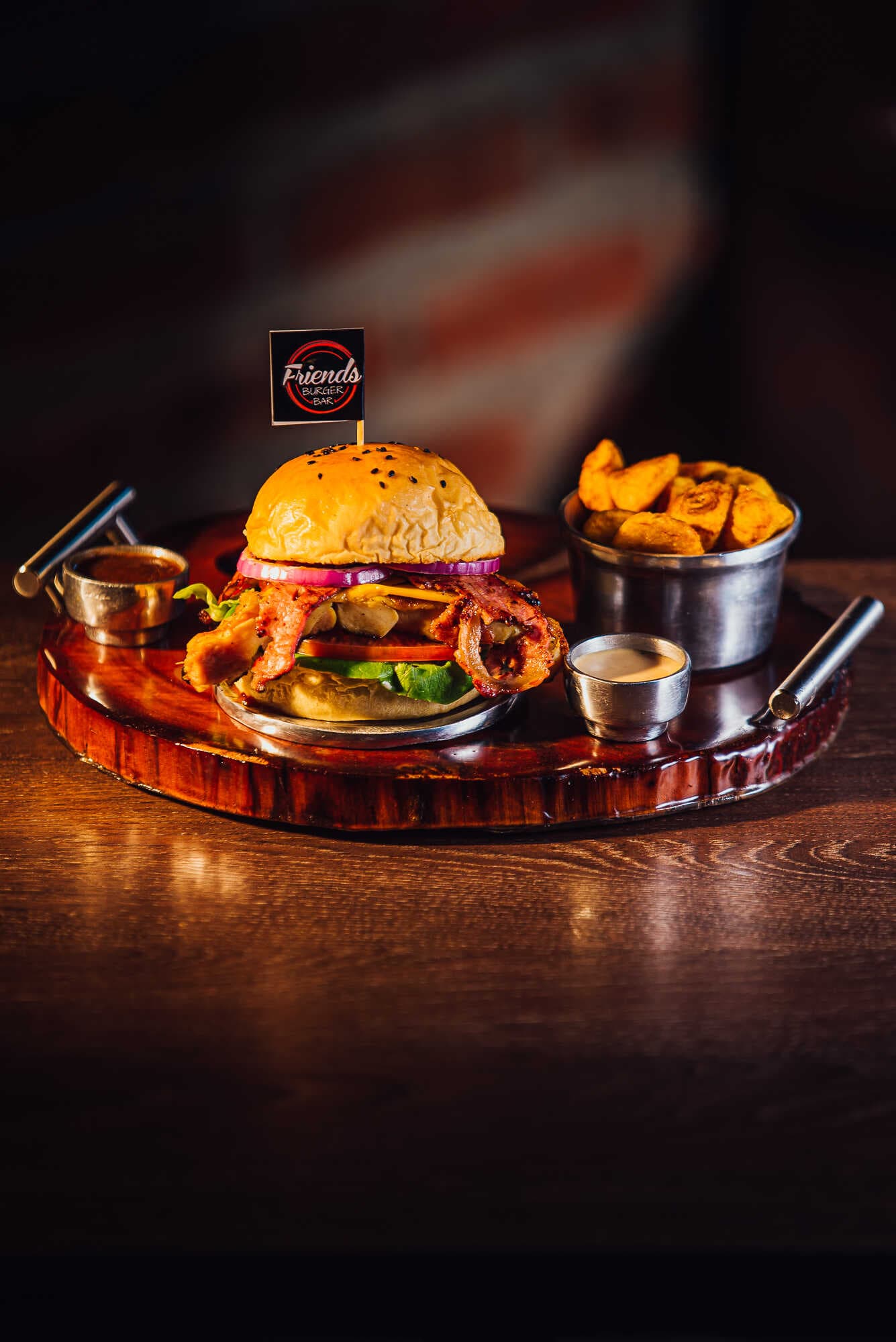 Combo Chicken BBq + papas + bebidas