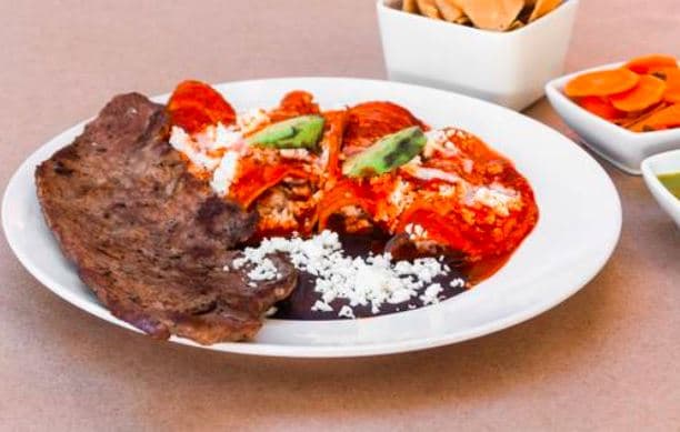 Enchiladas con Carne
