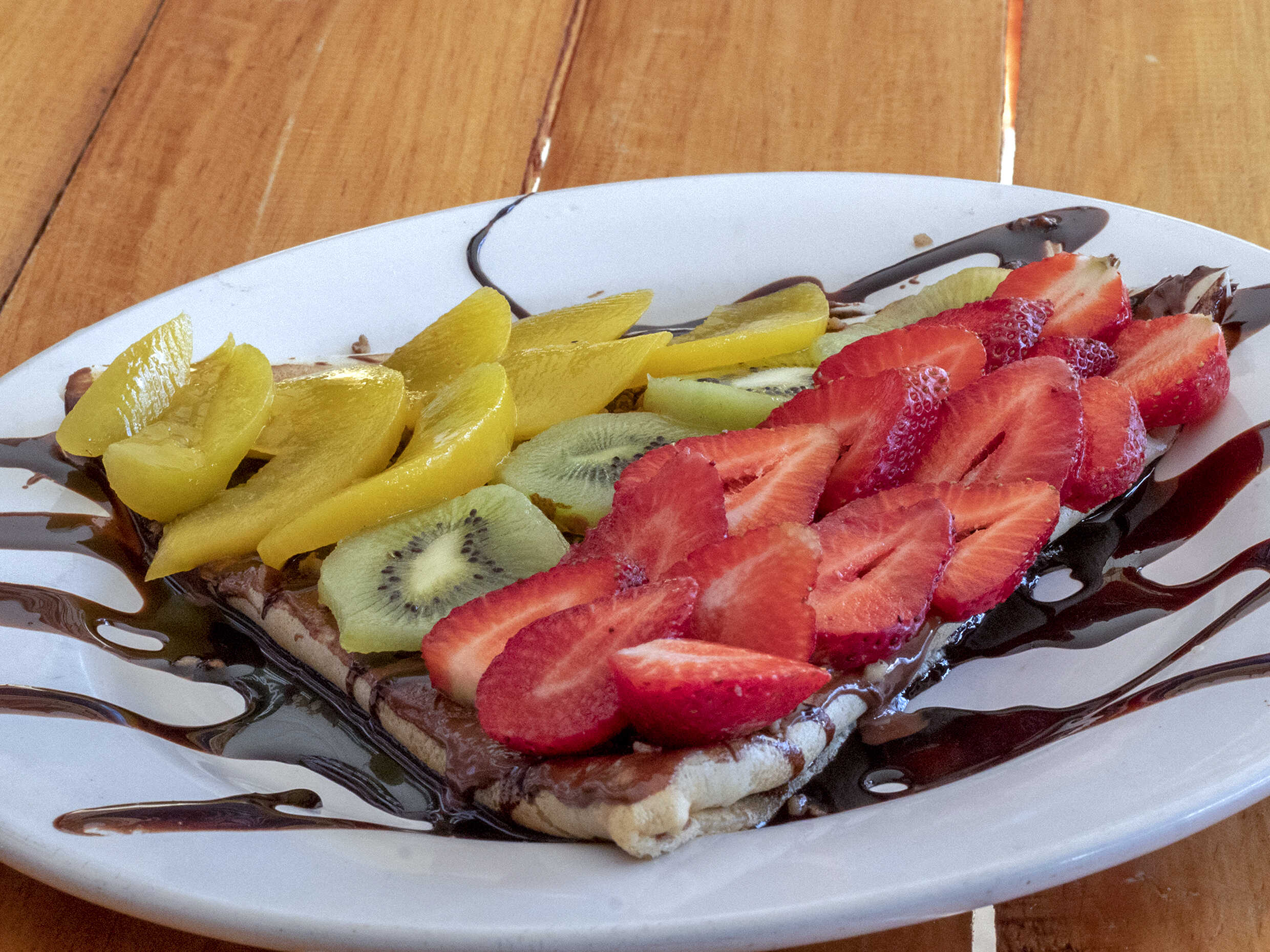 Crepa Clásica con Nutella y Frutas