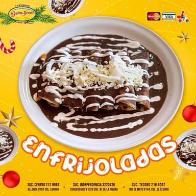 Enfrijoladas