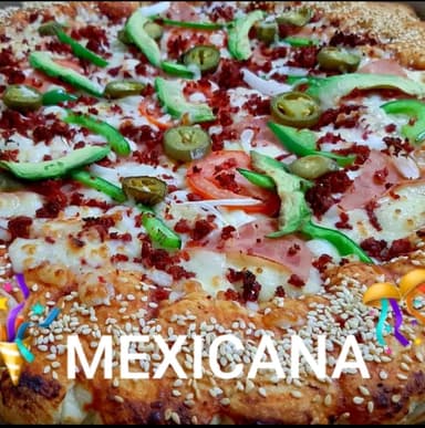 Pizza Mexicana Mediana Orilla de Queso