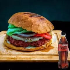 Individual: Hamb Especial +  Papas + Refresco