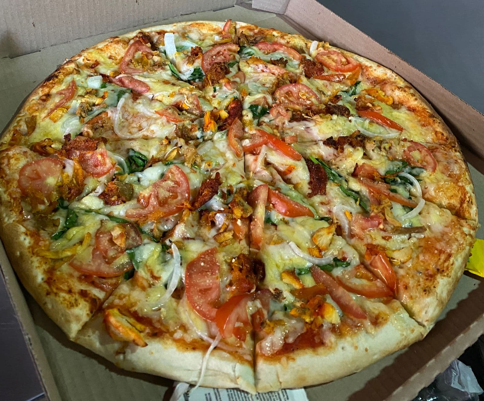 Pizza Especial Chicken Rockefeller Grande
