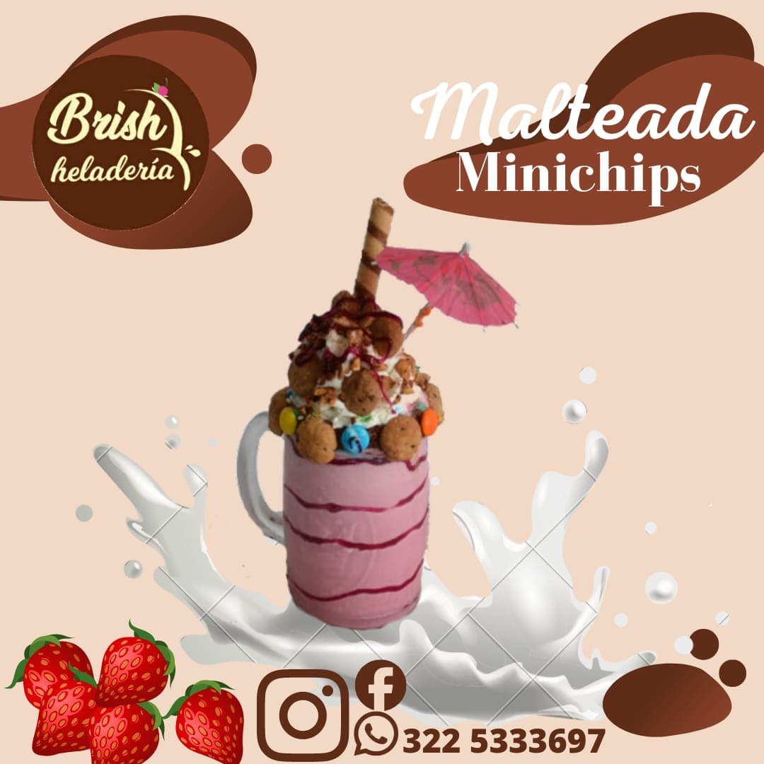 Malteada Mini Chips 16 Oz