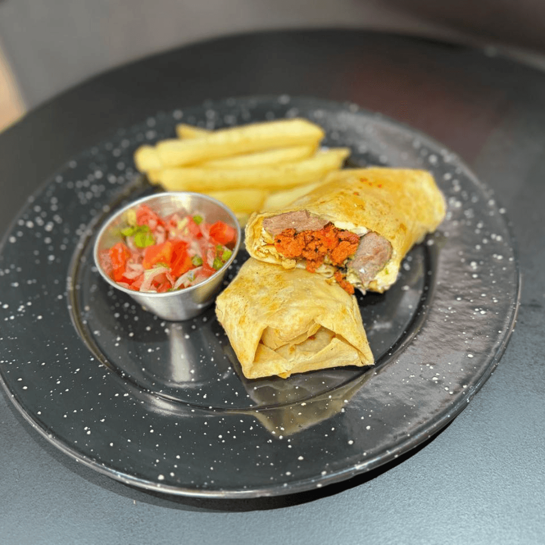 Burrito Campechano Bistec y Longaniza