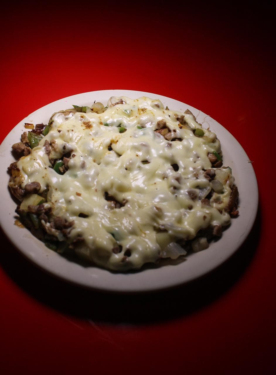 Alambre de Arrachera con Queso