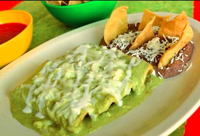 Enchiladas Suizas de Pollo