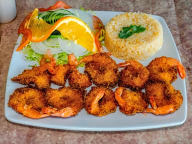 Camarones empanizados