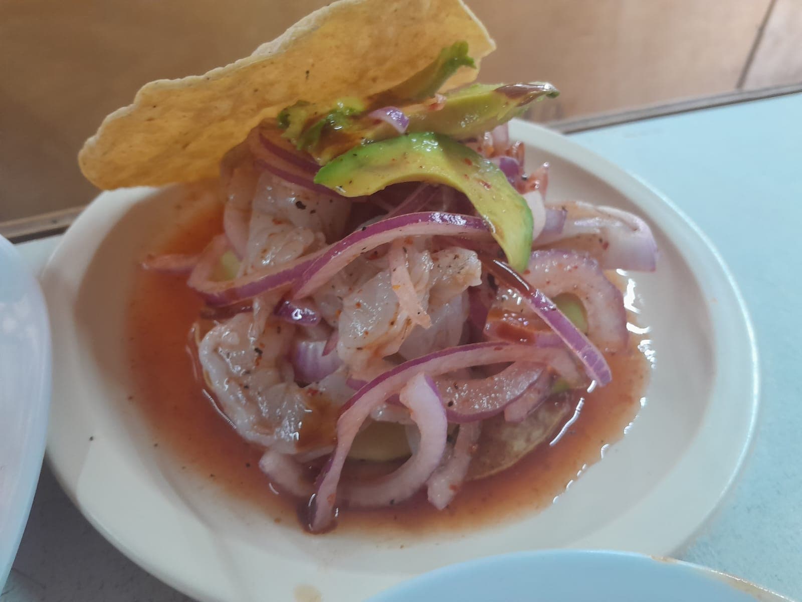 Tostada de Aguachile