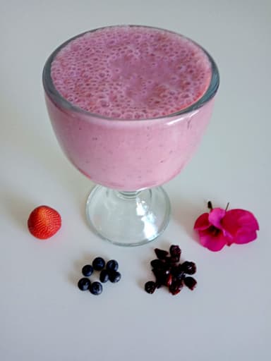 Licuado de Frutos Rojos