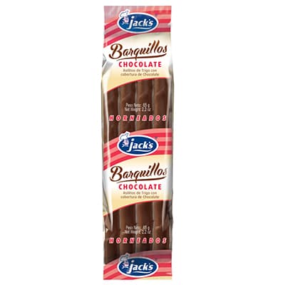 Barquillo Chocolate Popular Jacks 65 grs
