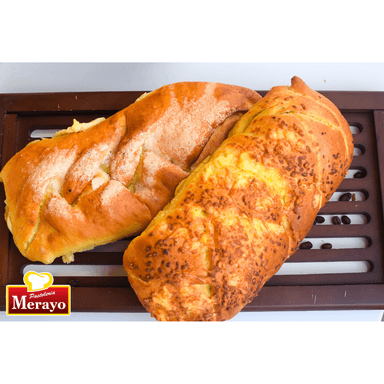 Pan Trenza Dulce de Queso Crema
