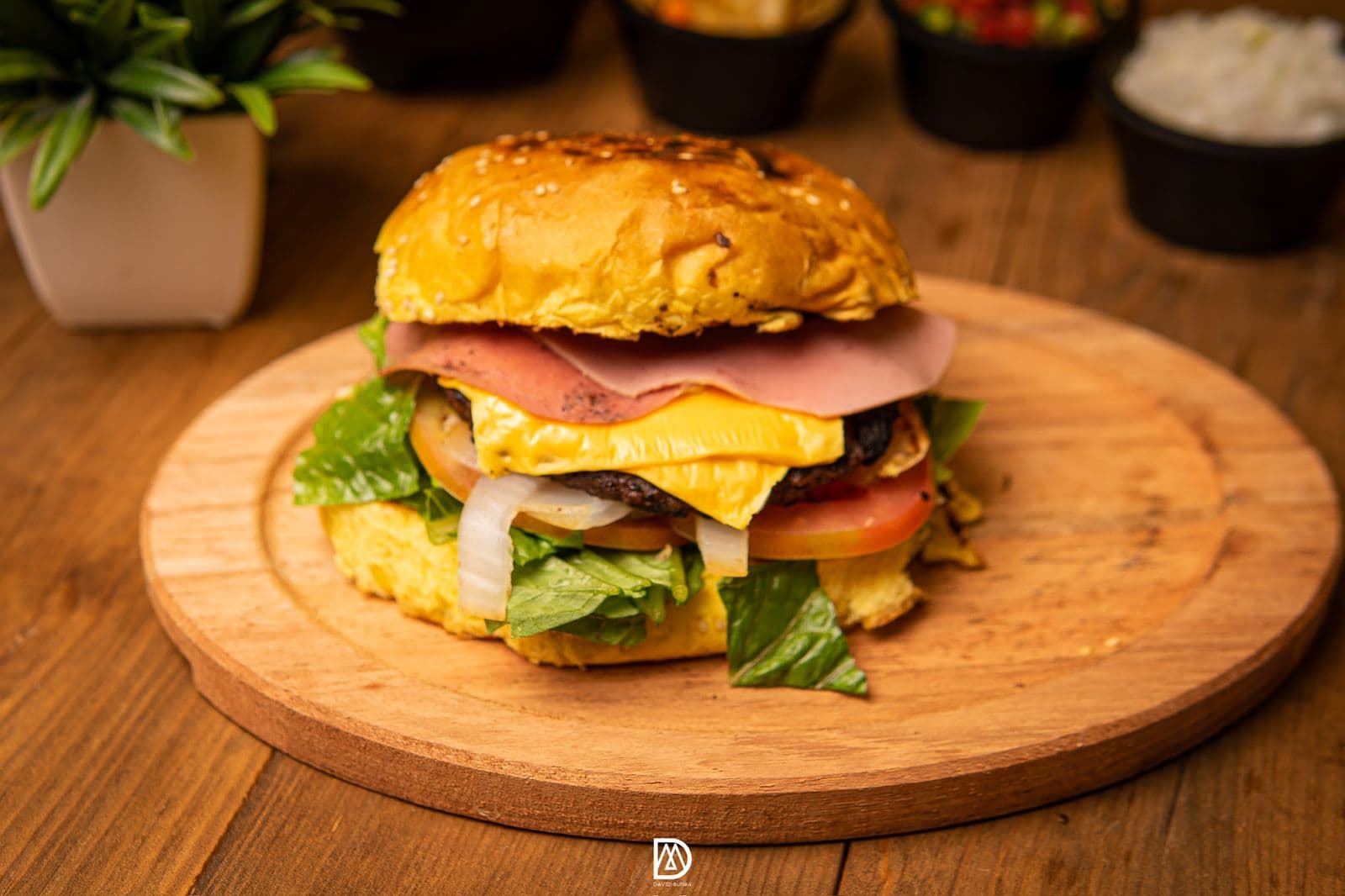 Hamburguesa clasica.