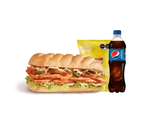 Combo Chicken Cajún Mediano