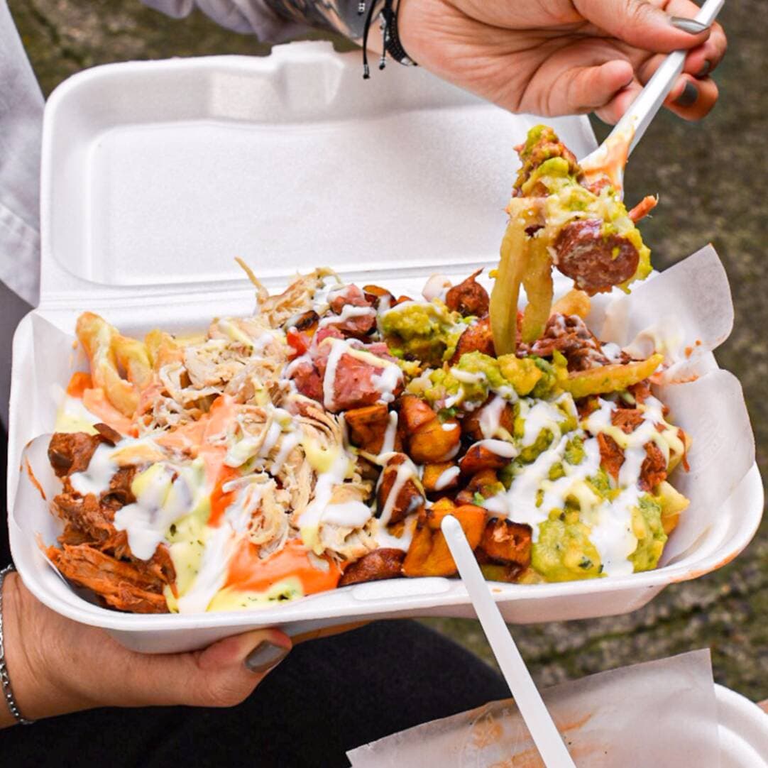Salchipapas Porky Shake