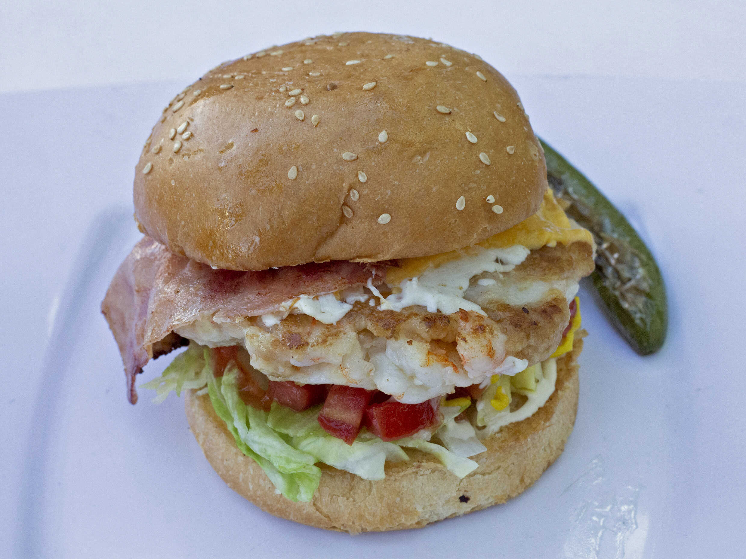 Hamburguesa de Camarón