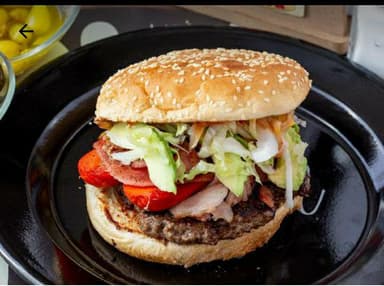 Hamburguesa Doble Tocino Campestre