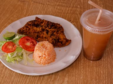 Combo Milanesa de Res + Agua del Dia
