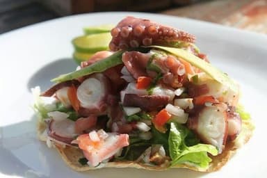 Tostada de Pulpo