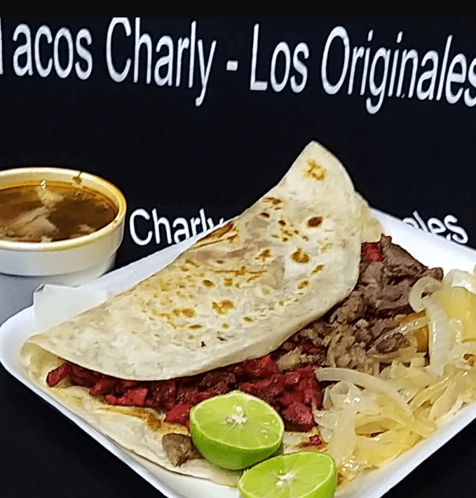 Tortilla de Harina Burrito de Asada