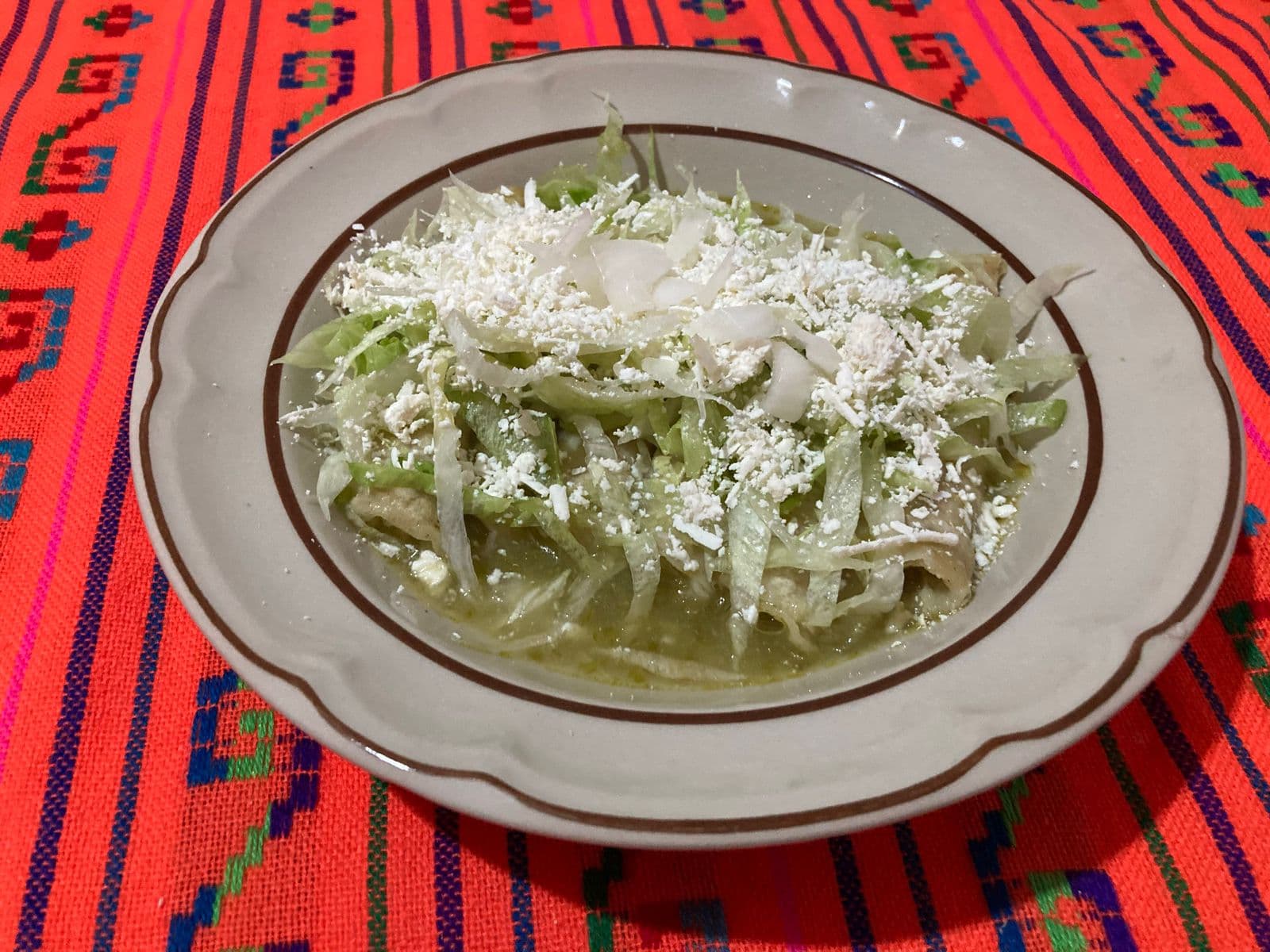 Orden de 6 Enchiladas