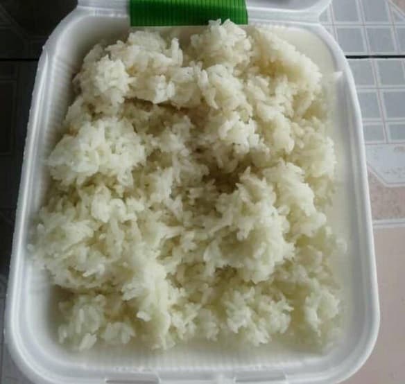 Arroz al vapor