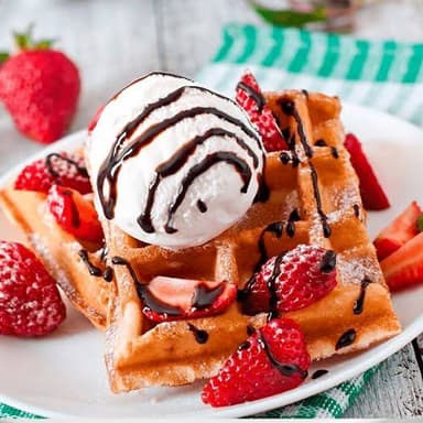 Waffle Fresa