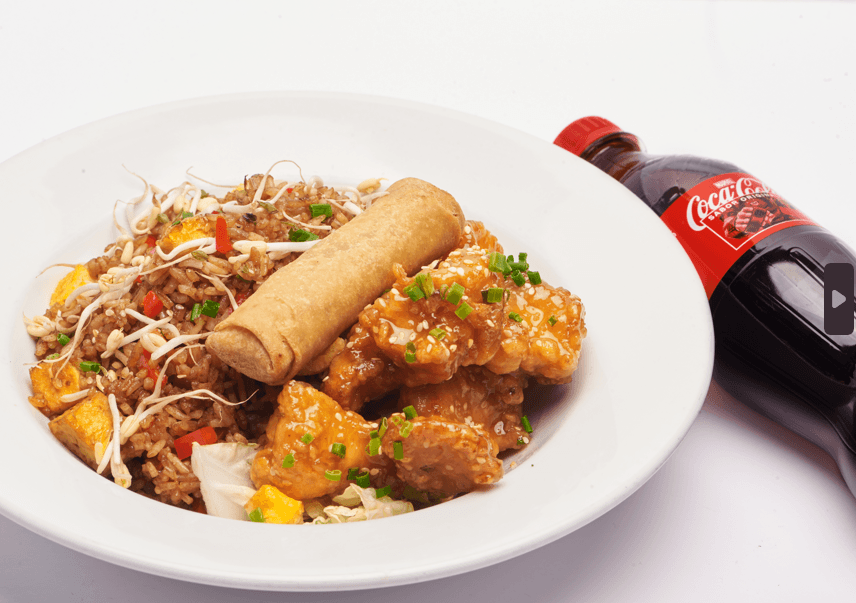 Combo Pollo a la Naranja