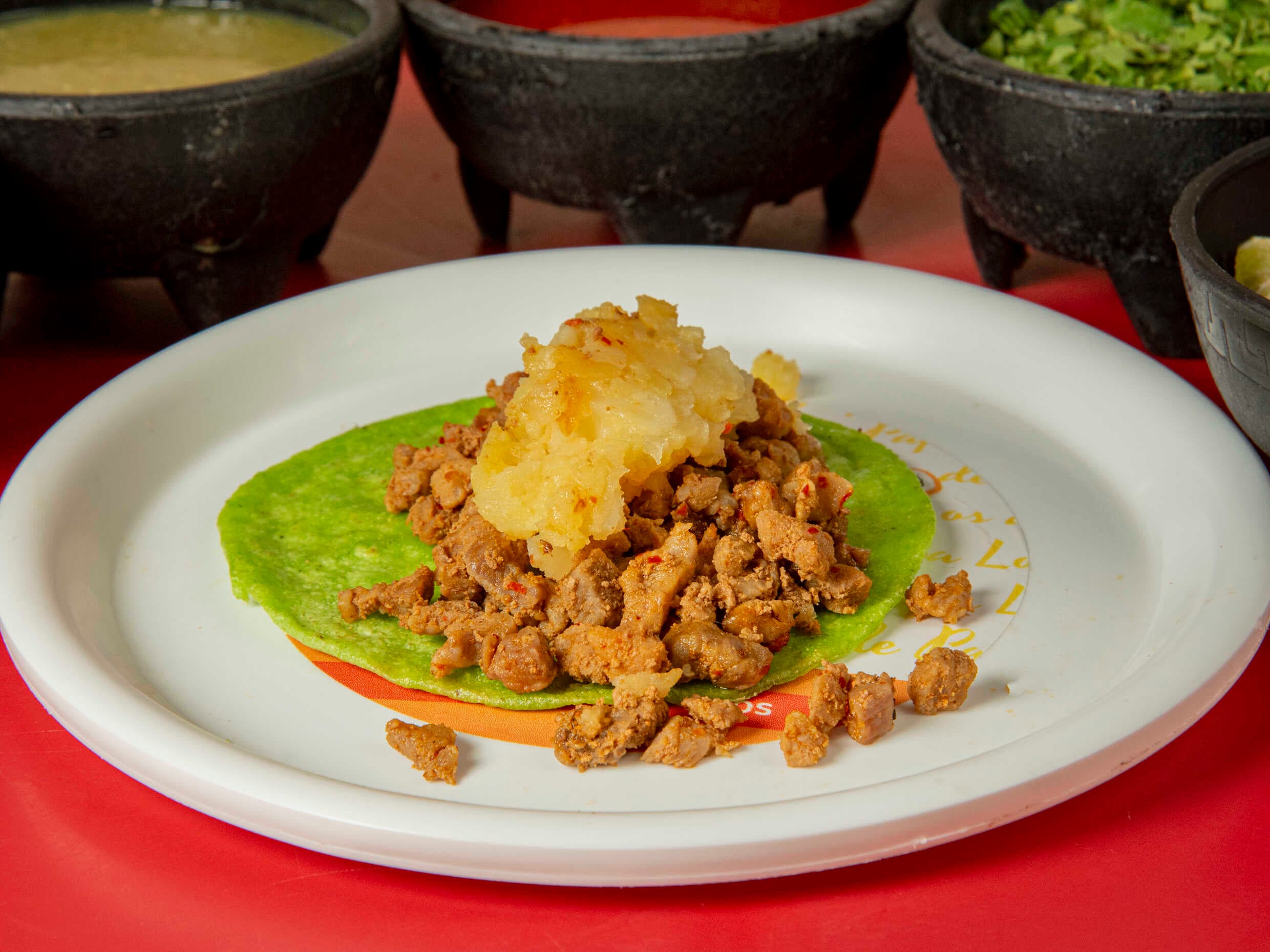 Taco Fit Adobada con Papa