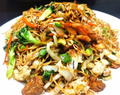 Chop Suey Seco con Pollo  鸡炒面