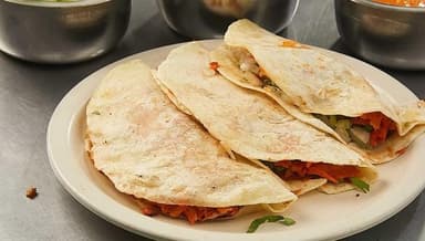 3 Tacos de Pastor con Tortilla de Harina