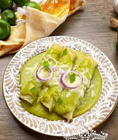 Enchiladas Con Proteína