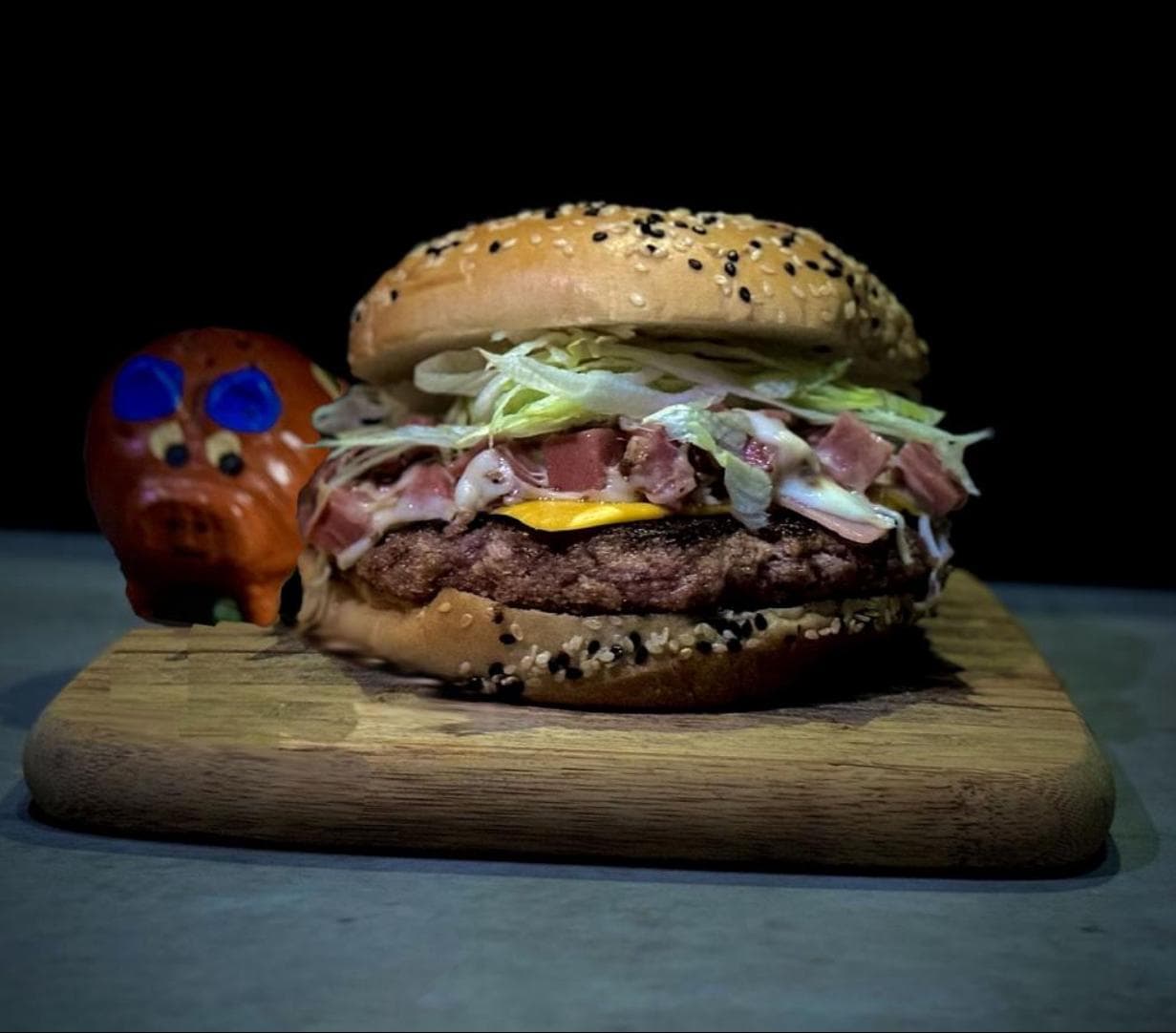 Hamburguesa de arrachera