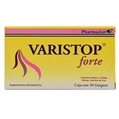 Varistop Forte 30 Grageas