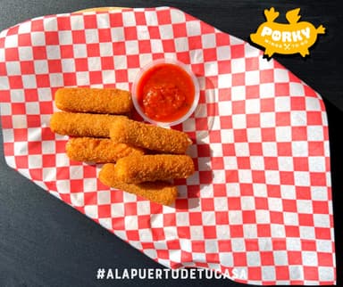 Dedos de Queso con Papas