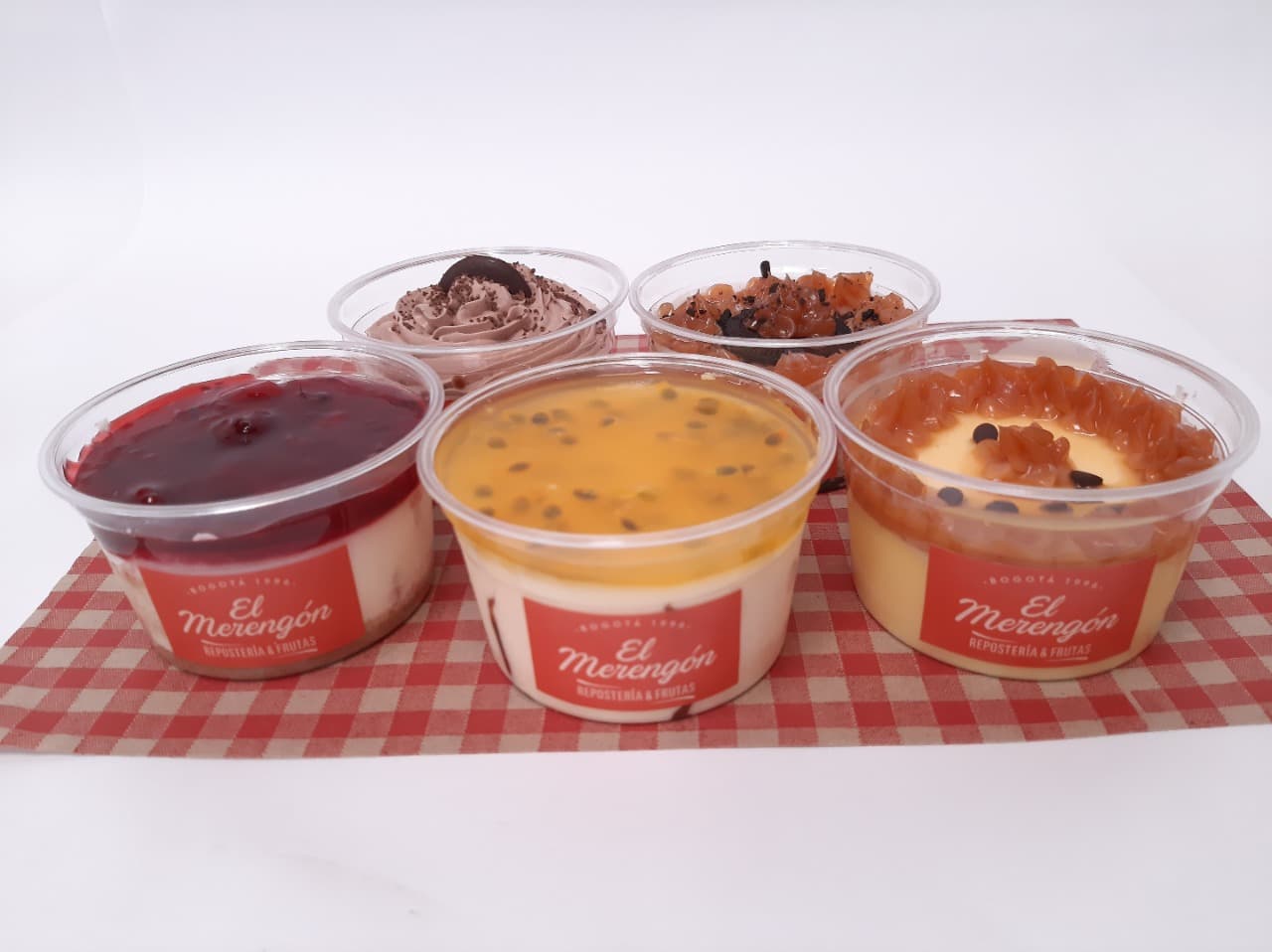 Pack Postre Vasos X 5