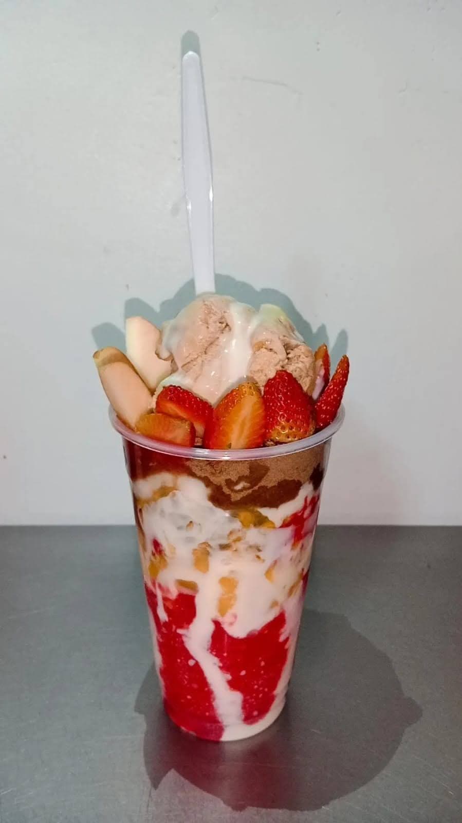 Fresas con Helado