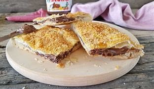 Pizza Dolce con Nutella