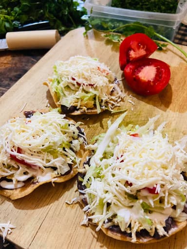 Tostadas de Barbacoa (3 Piezas)