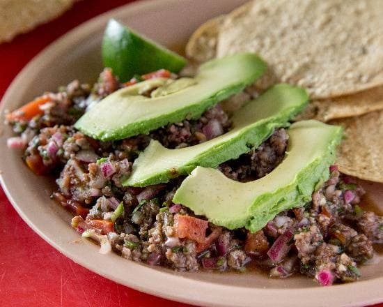 Tostada de Carne Tartara