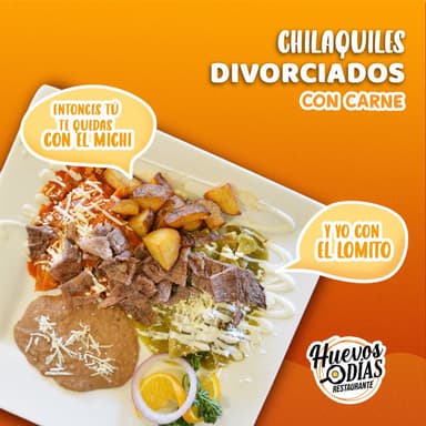 Chilaquiles con Carne