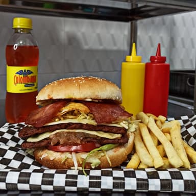 Combo  Hamburguesa Super M&H