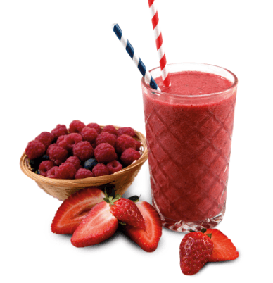 Jugo de Fresa, Mora, Cereza y Uva