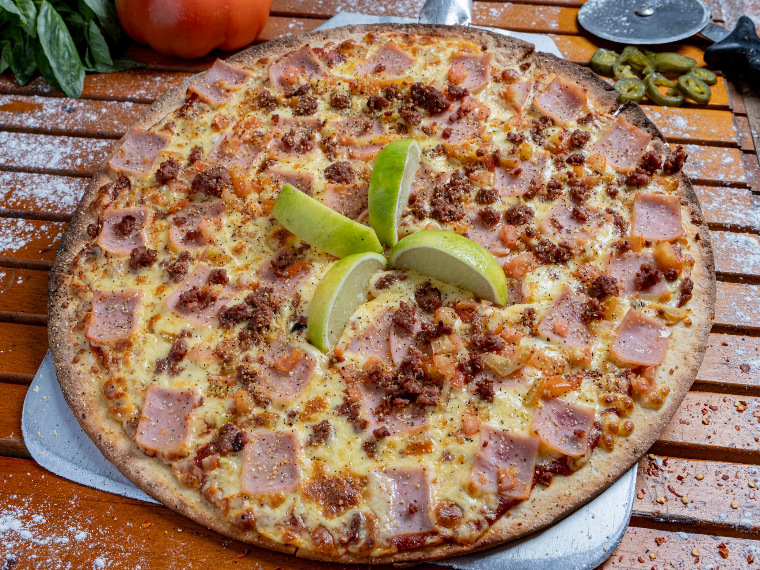 Pizza Brazileña - 10 pulgadas 6 porciones