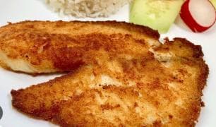 Casado Pescado Empanizado,Postre, Entrada y Bebida