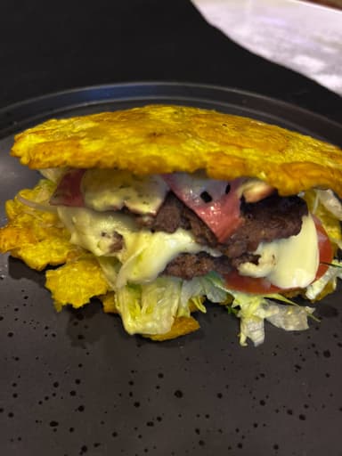 Hamburguesa patacón Mex