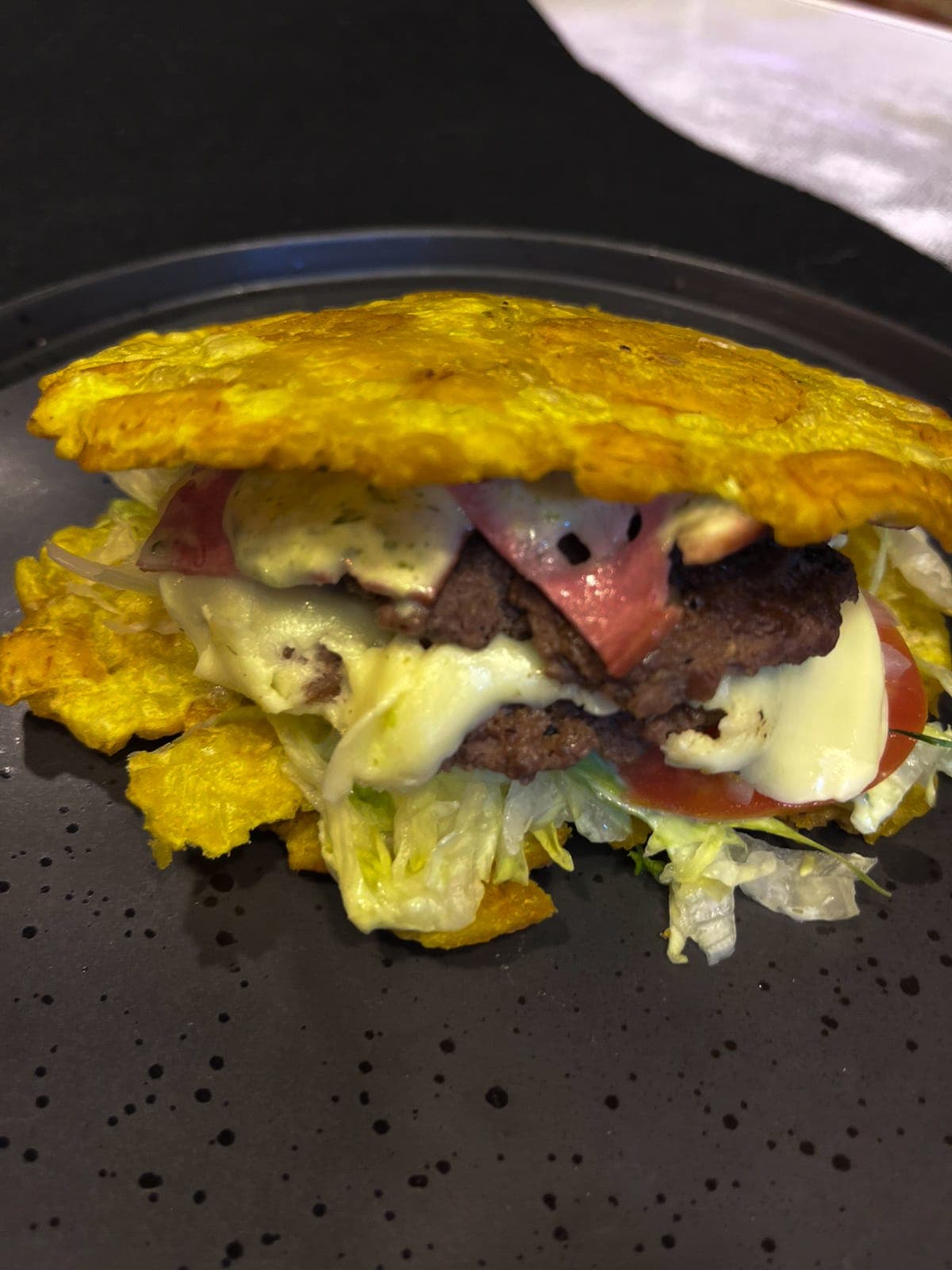 Hamburguesa patacón Mex