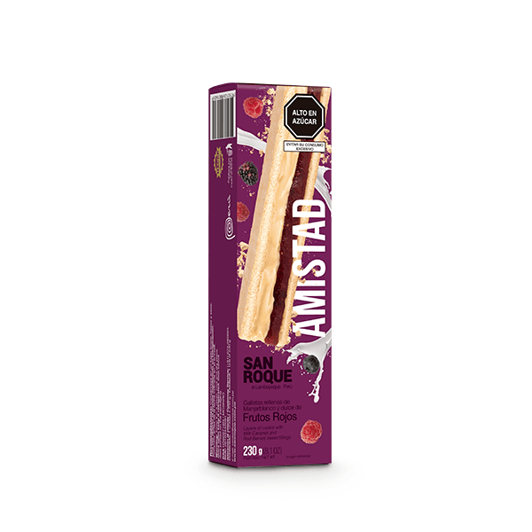 Barra de King Kong de Manjar y Frutos Rojos
